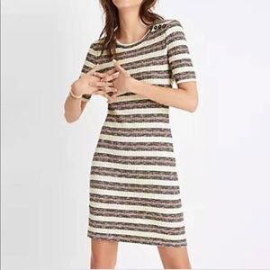 Madewell stripped sweater dress size small